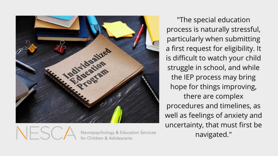 Managing Stress while Navigating the Initial IEP Referral Process