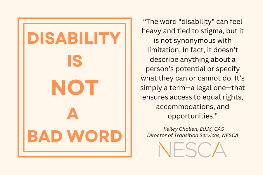 Incapacity is Not a Soiled Phrase—It’s a Authorized Time period – NESCA