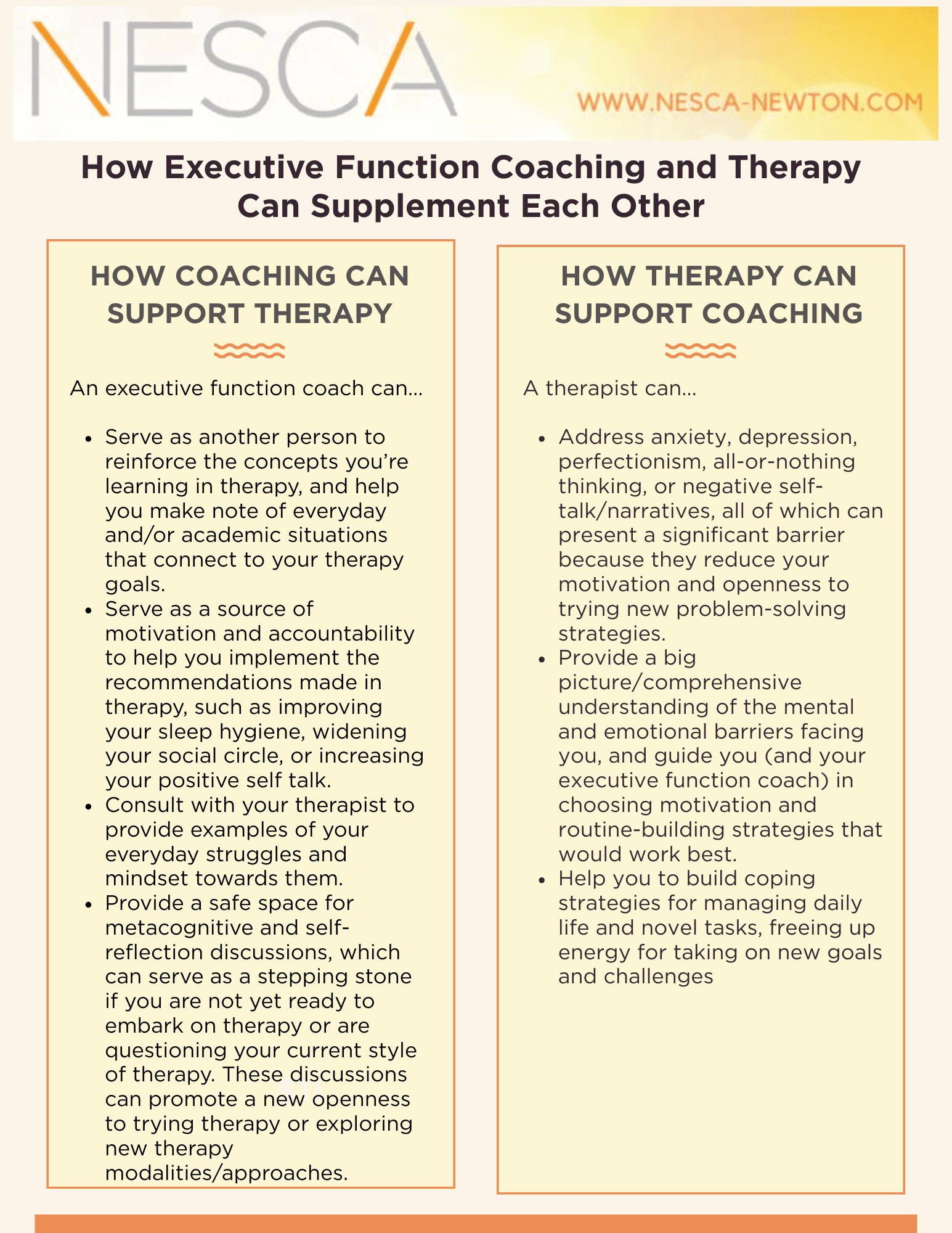 How Executive Function Coaching and Therapy Complement One Another-Part ...