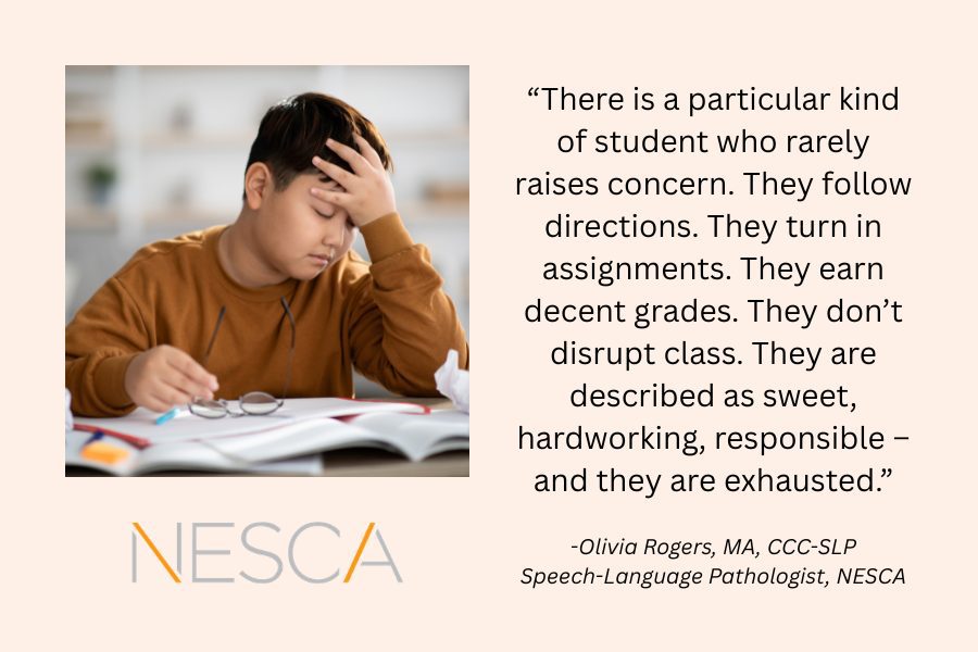 Teen frustrated with homework